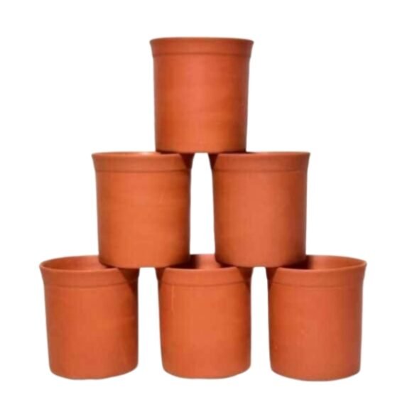 Terracotta Large Mugs Set