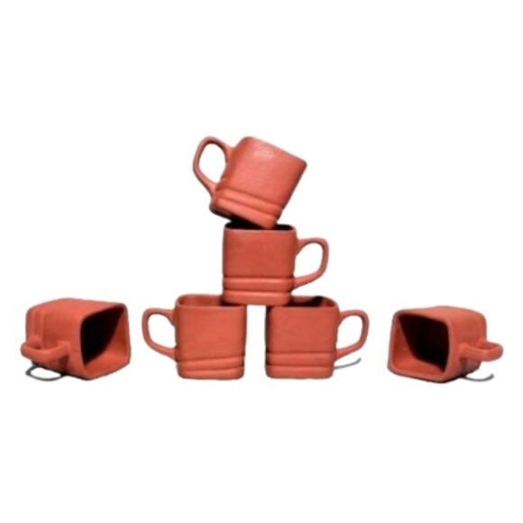 Square Mug 6PC 100ml